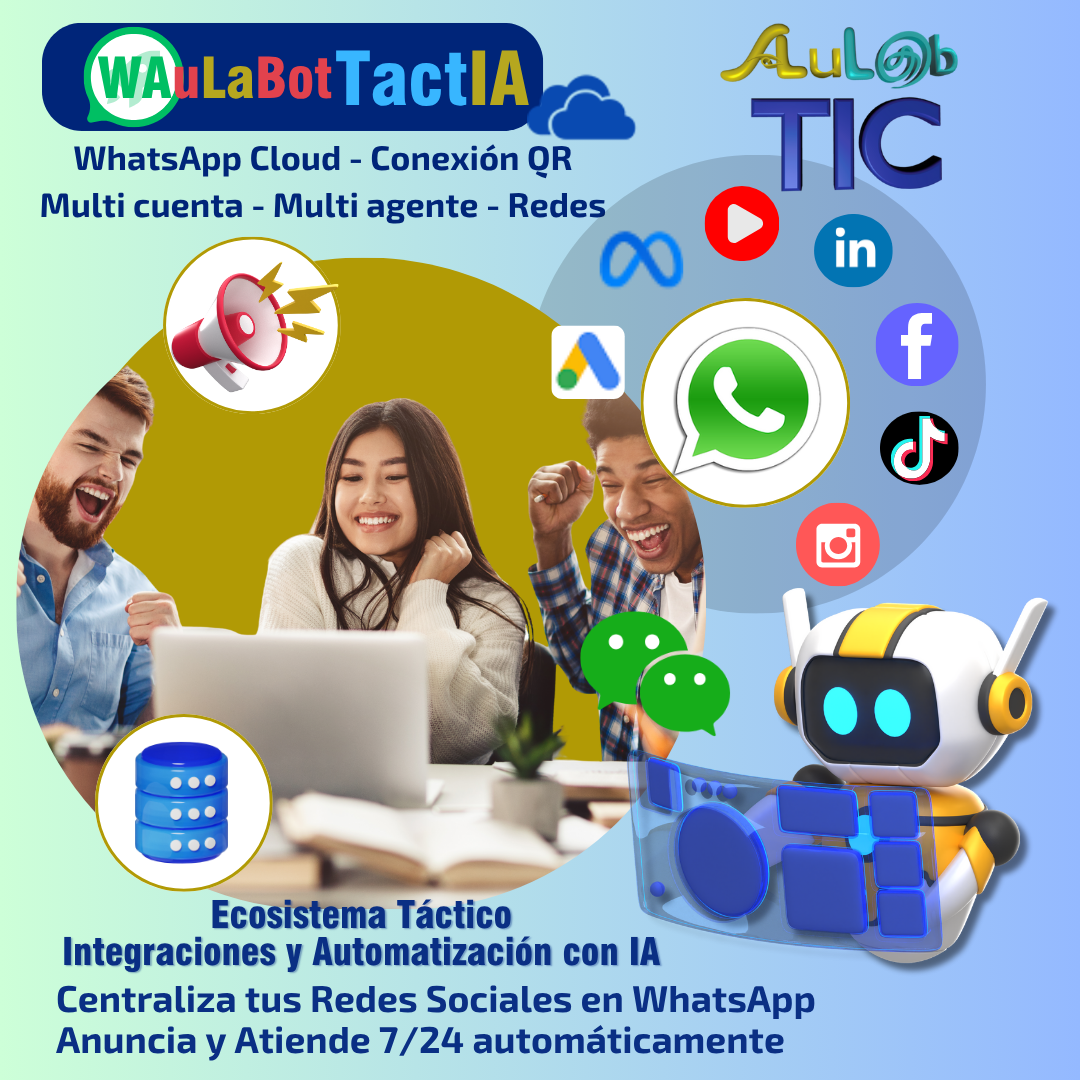 WAuLaBot TactIA Ecosistema Transformación y Estrategia Digital